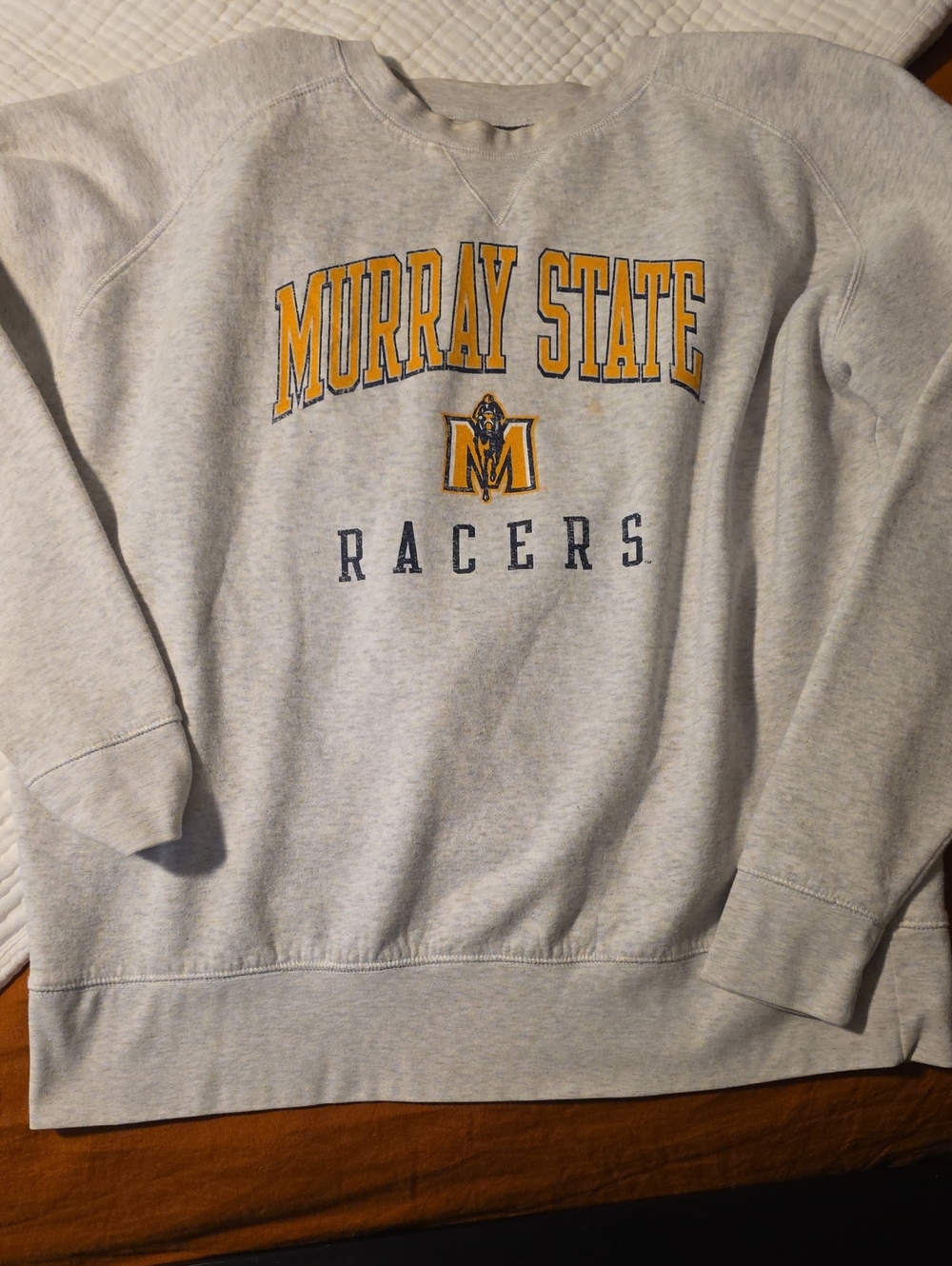Knights Apparel Heather Gray Pullover Crewneck Sweatshirt